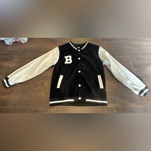 Black and White Varsity Jacket